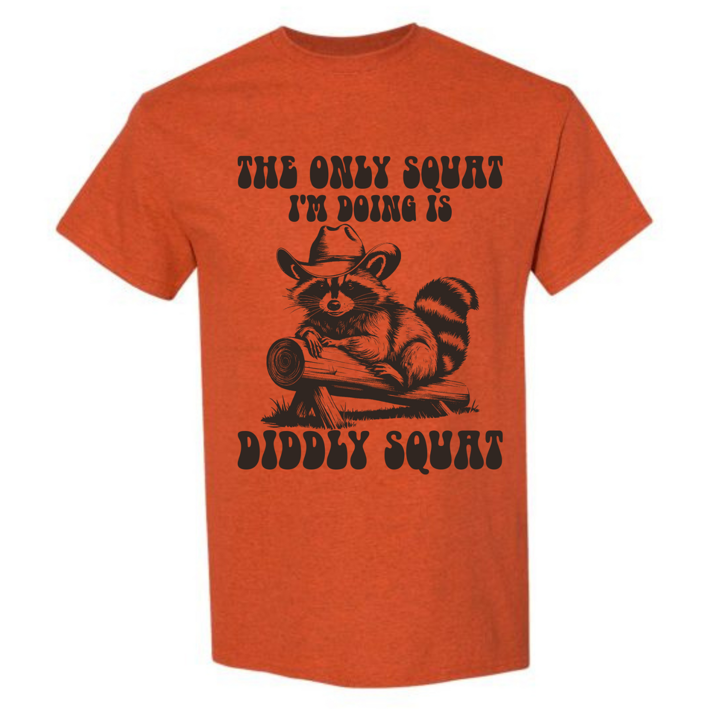 BISHAM DIDDLY SQUAT RACOON TEE
