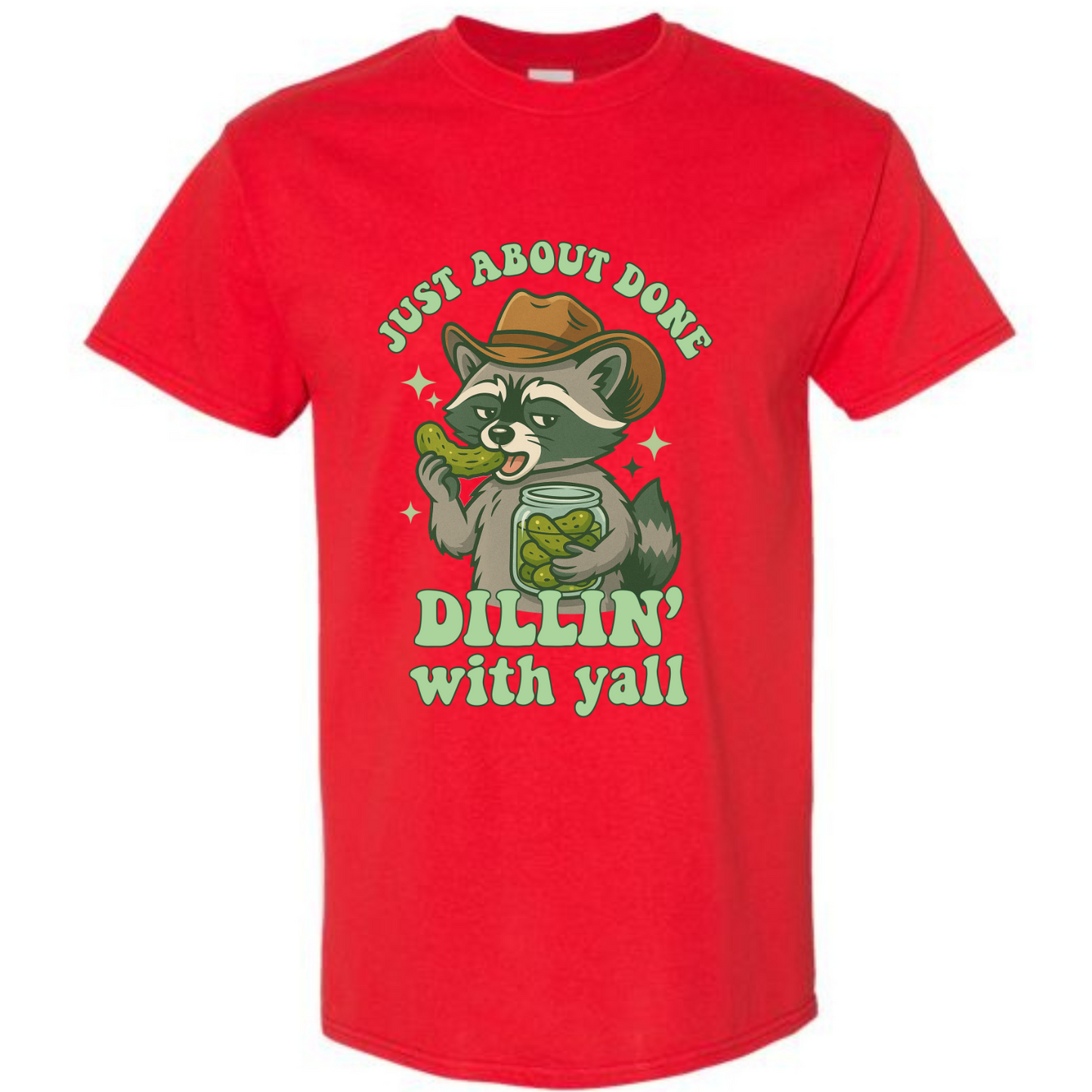 BISHAM DONE WITH YA'LL RACOON TEE
