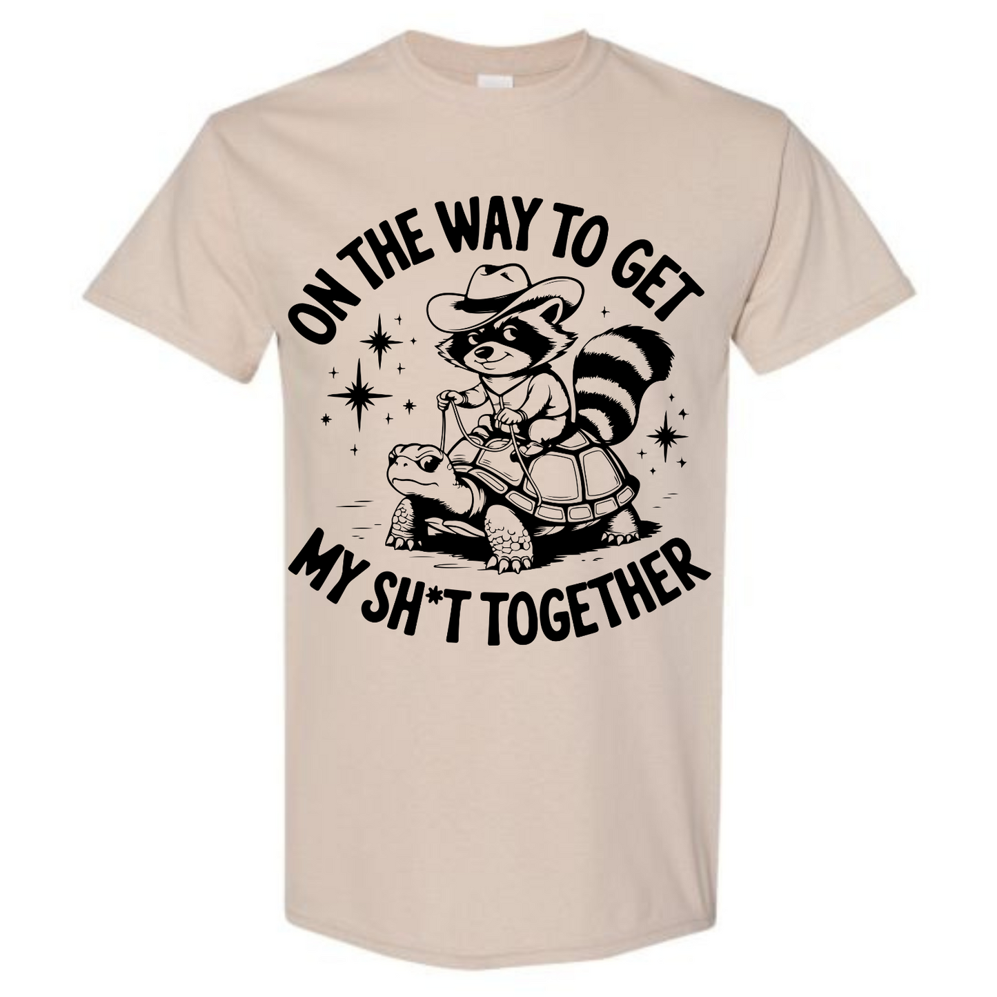 BISHAM GET MY SHIT TOGETHER RACOON TEE