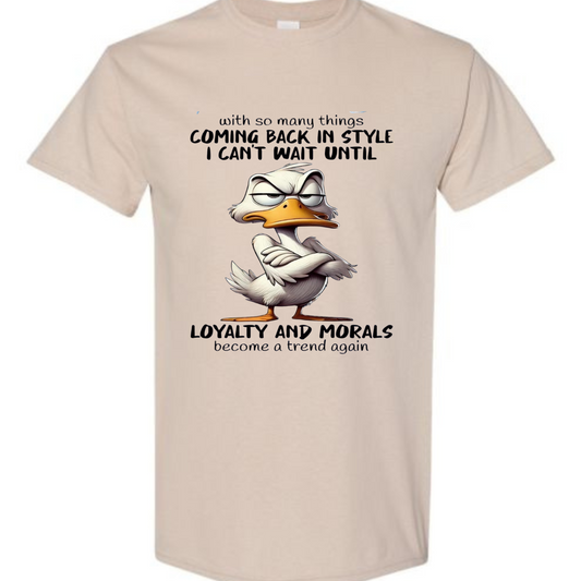 BISHAM LOYALTY N MORALS TEE