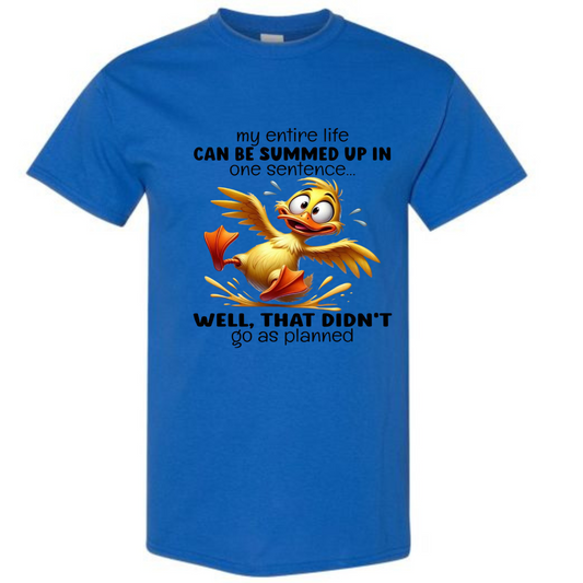 BISHAM DIDN'T GO AS PLANNED TEE