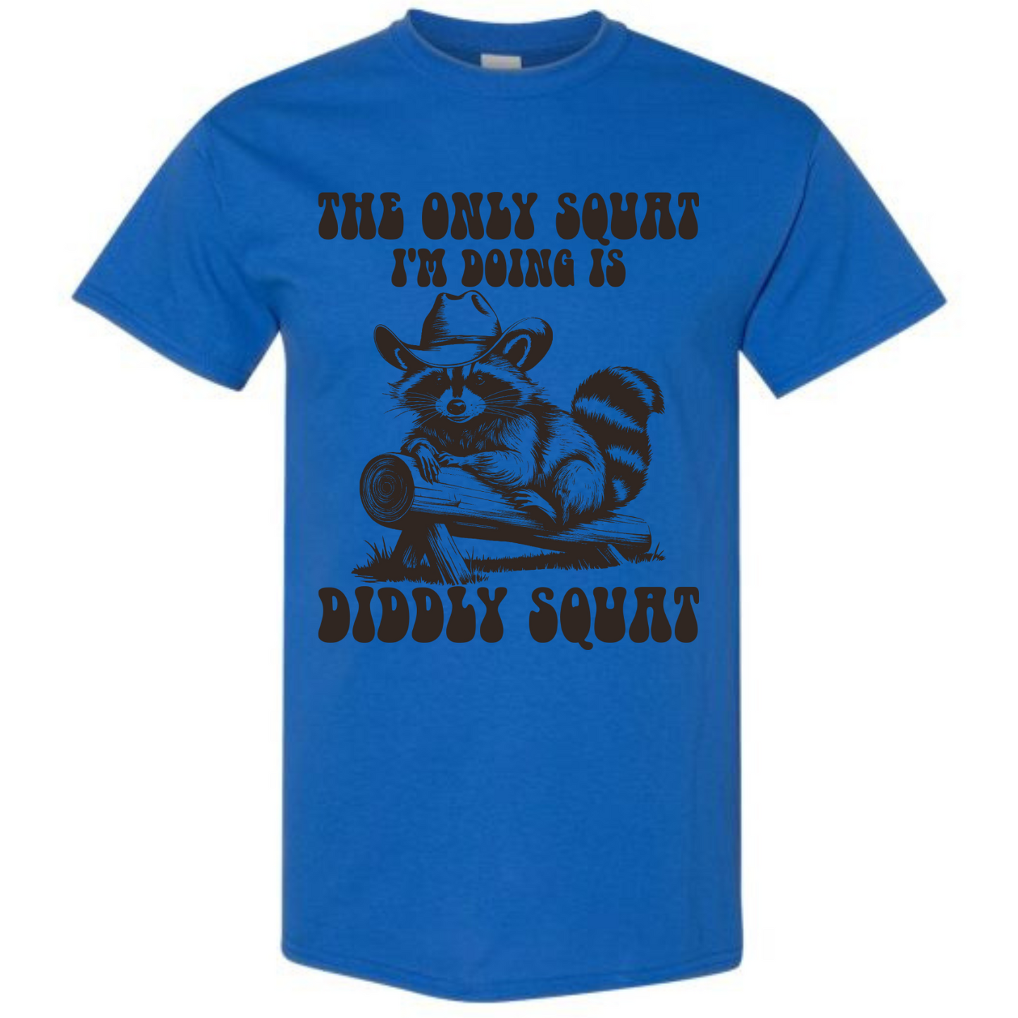 BISHAM DIDDLY SQUAT RACOON TEE