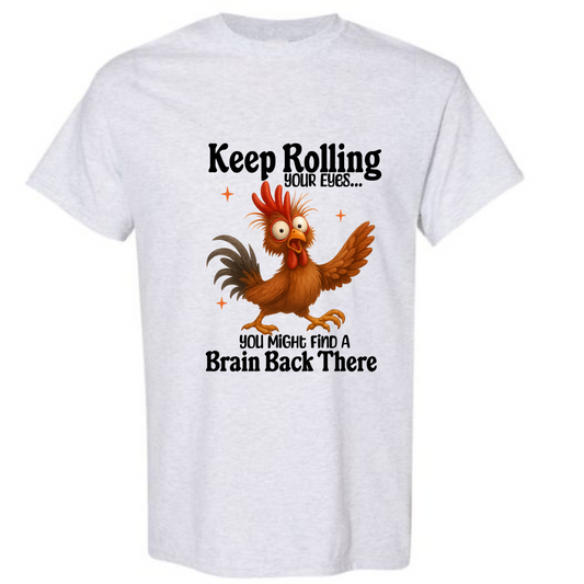 BISHAM KEEP ROLLING YOUR EYES TEE