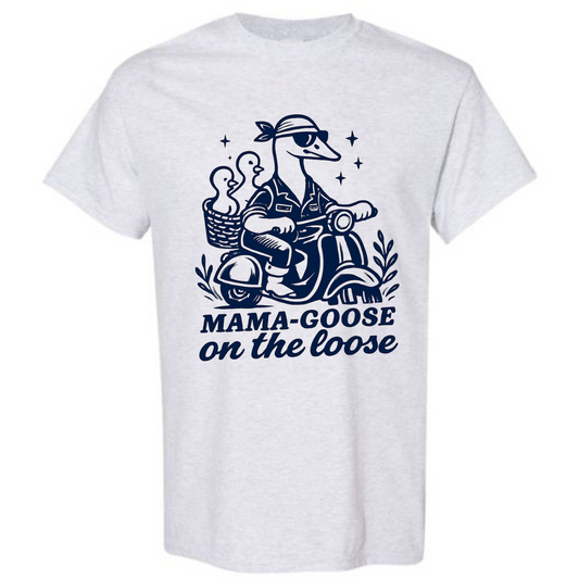 BISHAM  MAMA GOOSE ON THE LOOSE TEE