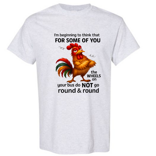 BISHAM WHEELS ON BUS TEE