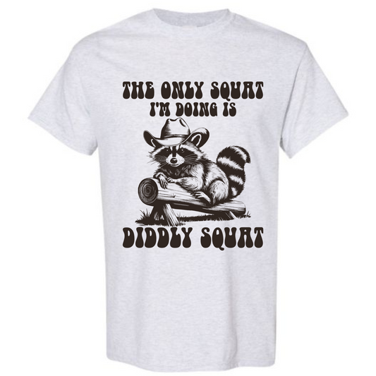 BISHAM DIDDLY SQUAT RACOON TEE
