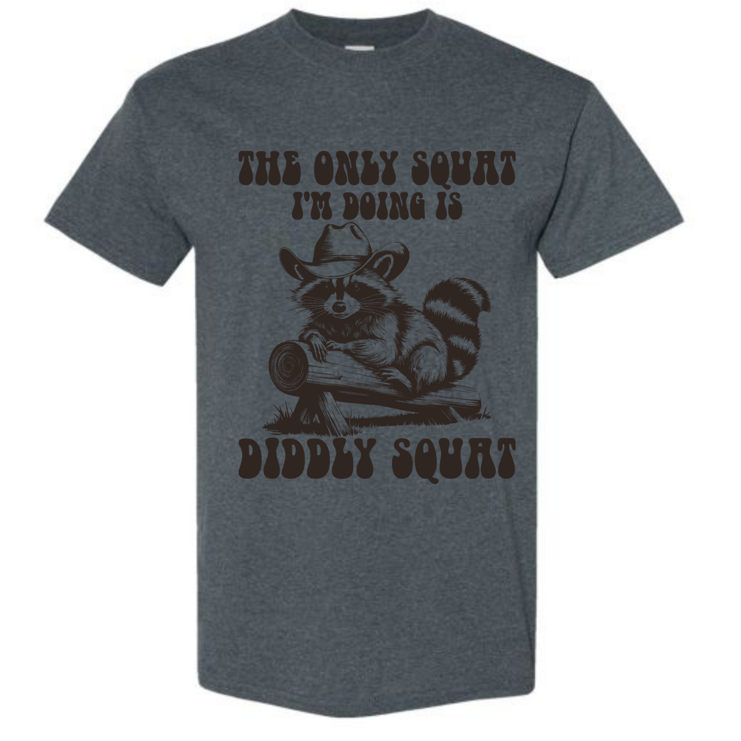BISHAM DIDDLY SQUAT RACOON TEE