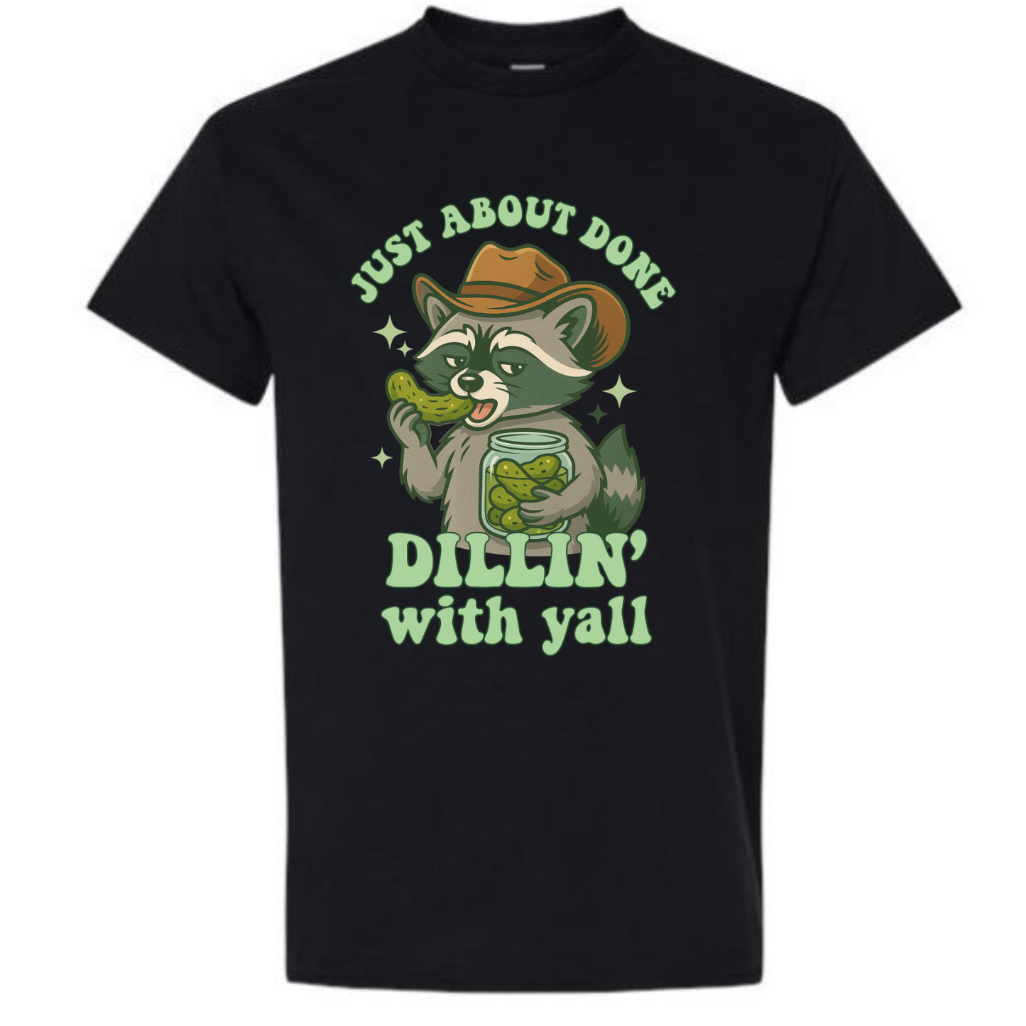 BISHAM DONE WITH YA'LL RACOON TEE