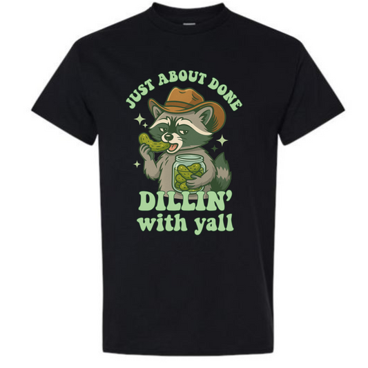 BISHAM DONE WITH YA'LL RACOON TEE