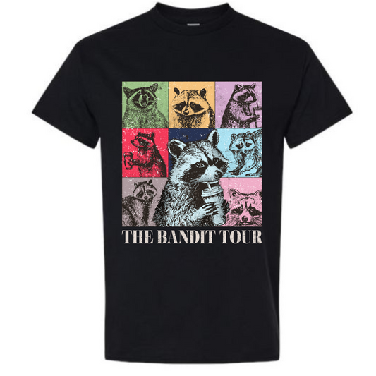 BISHAM BANDIT TOUR  RACOON TEE