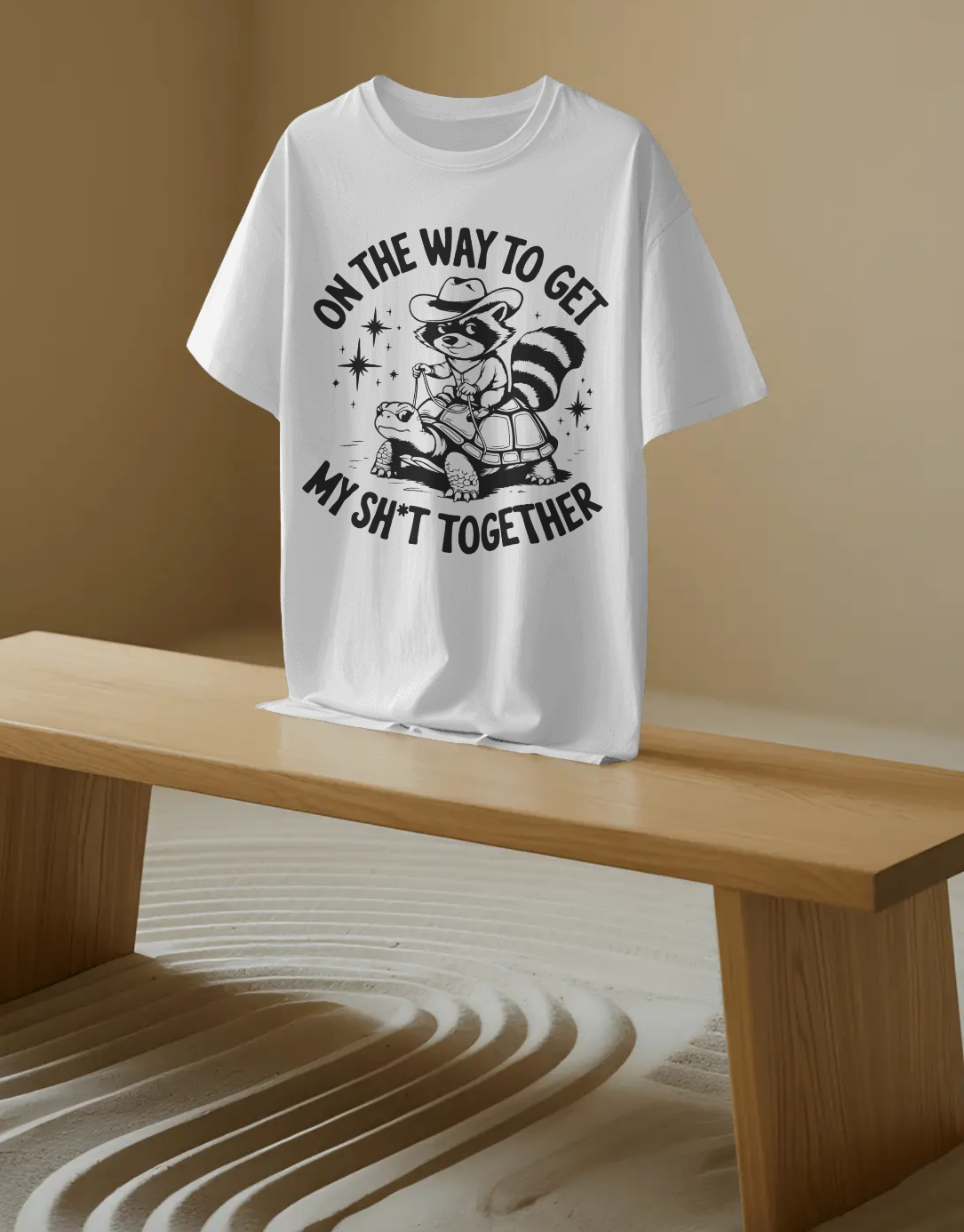 BISHAM GET MY SHIT TOGETHER RACOON TEE