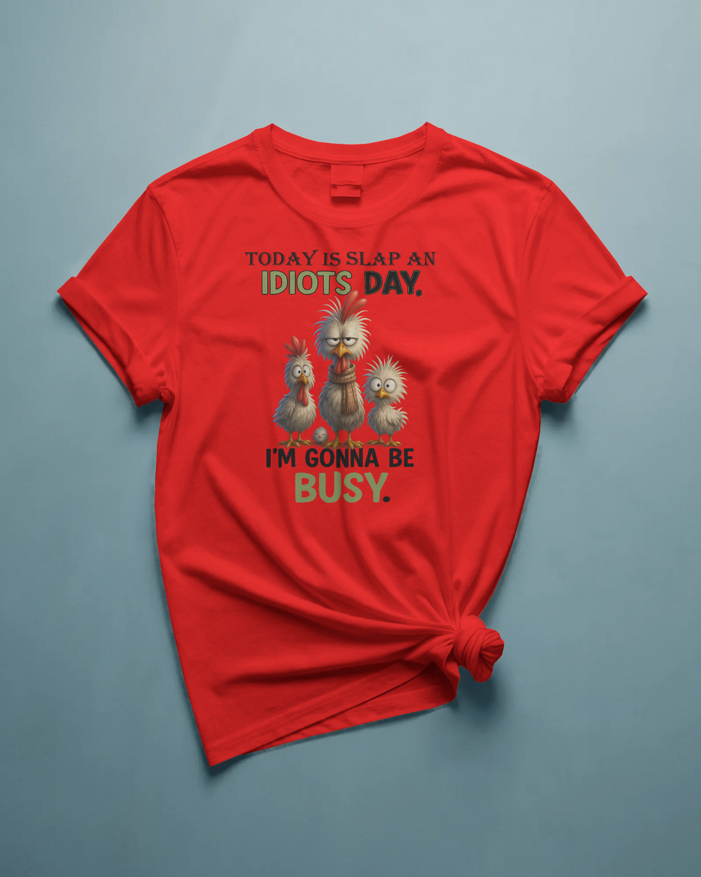 BISHAM SLAP AN IDIOT TEE
